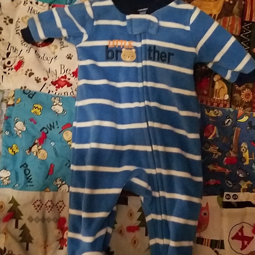 New baby footie pajamas
